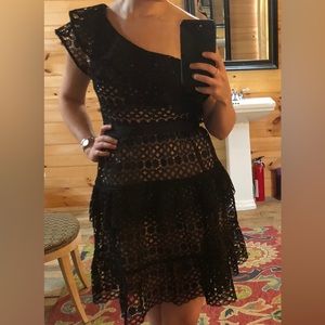 Self portrait one shoulder dress